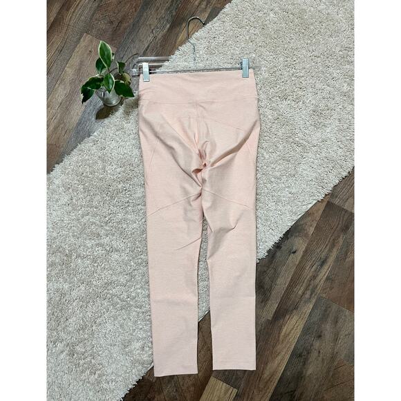 Outdoor Voices Small Matte Peachy Pink High Waisted Athleisure Yoga Leggings - Picture 4 of 8